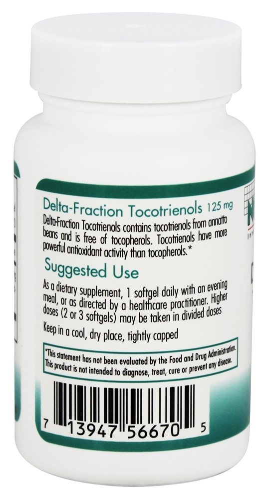 Delta Fraction Tocotrienóis 125 mg. - 90 Softgels Nutricology - Imagem 3