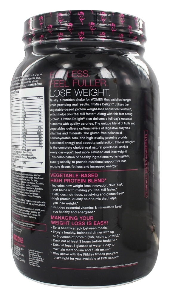 Deliciar Mulheres Completar Proteína Tremer Chocolate Deliciar - 2 lbs. FitMiss - Imagem 3