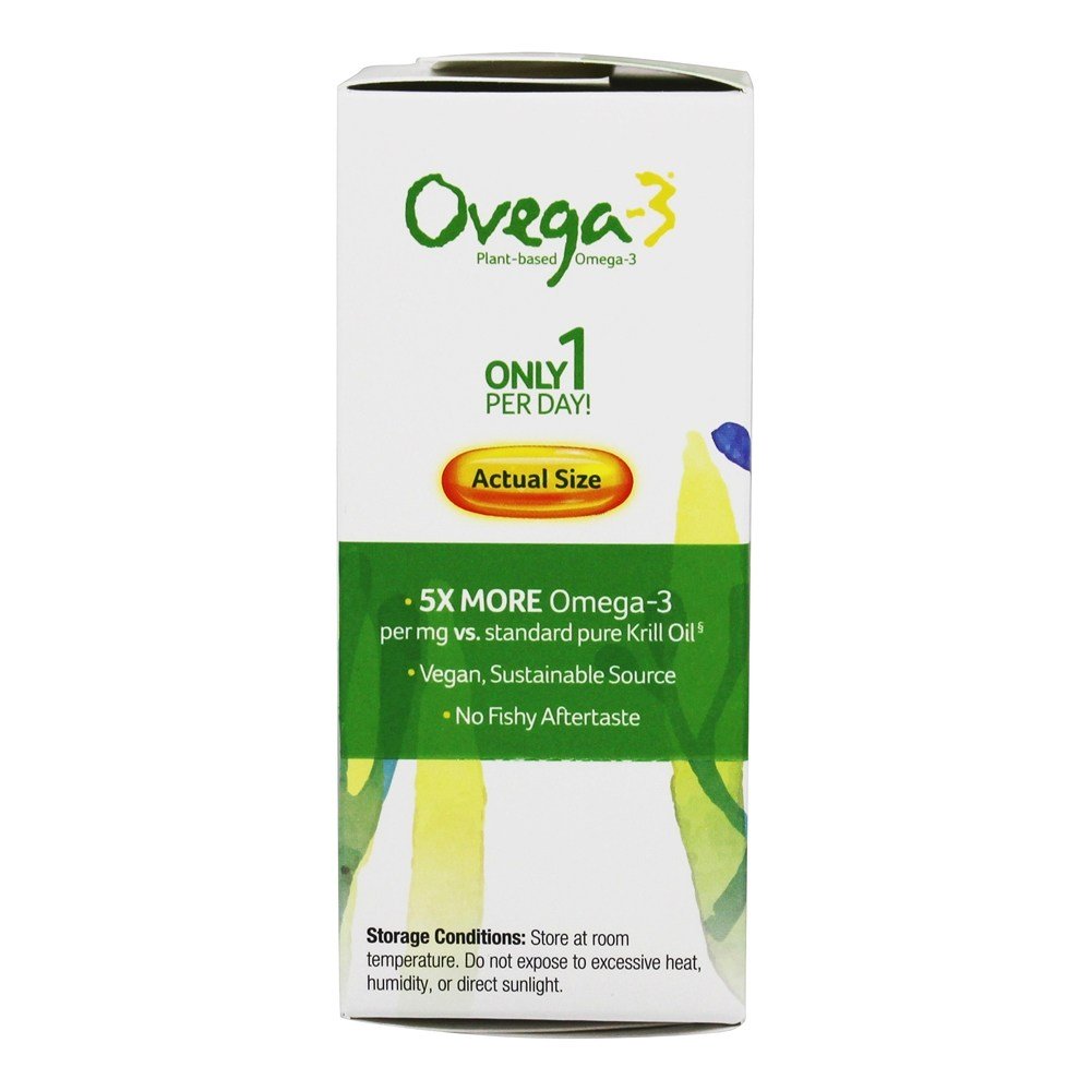 Omega-3 DHA + EPA 500 mg. - 30 Cápsulas Vegetarianas Ovega-3 - Imagem 4