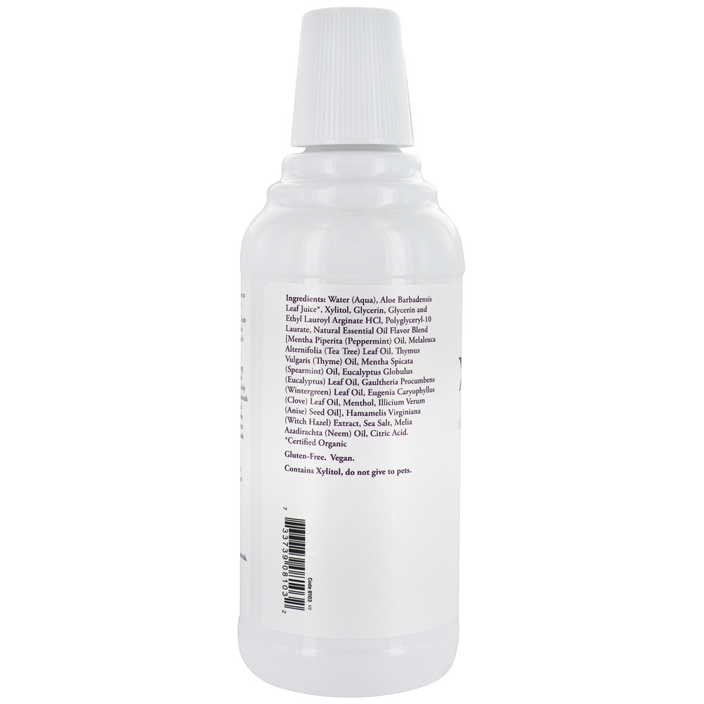 NOW Solutions XyliWhite Colutório Neem sem flúor e sabor a menta da árvore do chá - 16 fl. oz. NOW Foods - Imagem 3