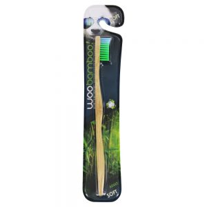 Escova de dentes macia para adultos WooBamboo