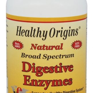 Natural Broad Spectrum Enzimas digestivas - Cápsulas vegetarianas 180 Healthy Origins
