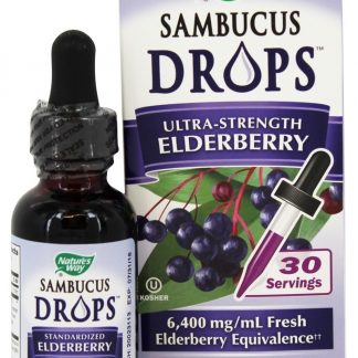 Sambucus Drops Sabugueiro Ultra-Resistente - 30 ml. Nature's Way