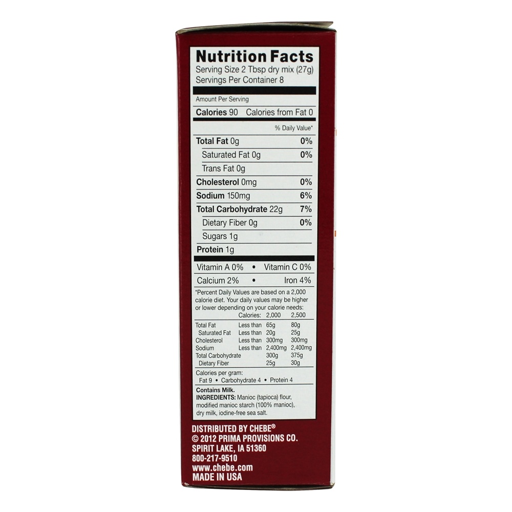 Mistura De Pão De Queijo Original Sem Glúten - 7.5 oz. Chebe - Imagem 2