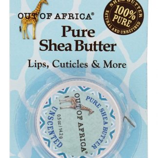 Viaje com Pure Manteiga de Karité para Lábios e Cutículas com Vitamina E sem perfume - 0.5 oz. Out Of Africa
