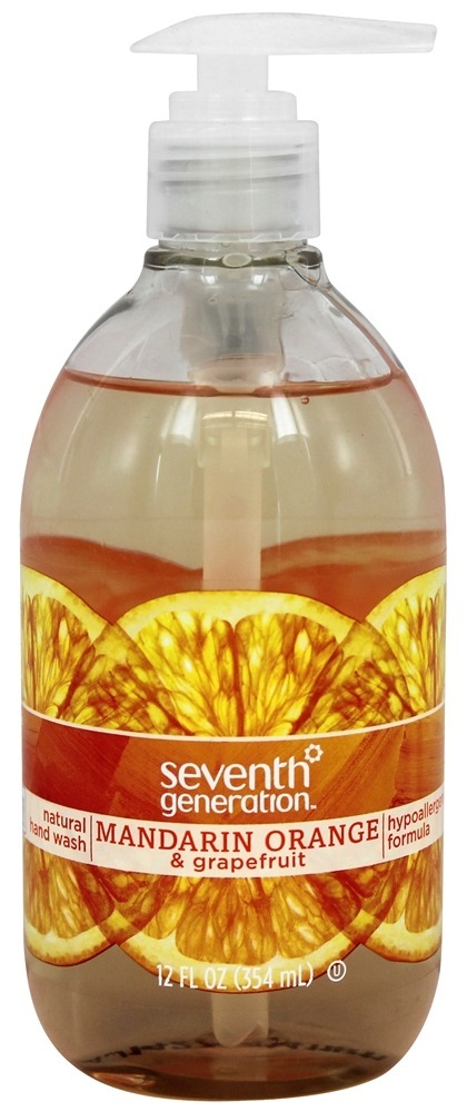 Tangerina Natural Mão Toranja e Toranja - 12 fl. oz. Seventh Generation