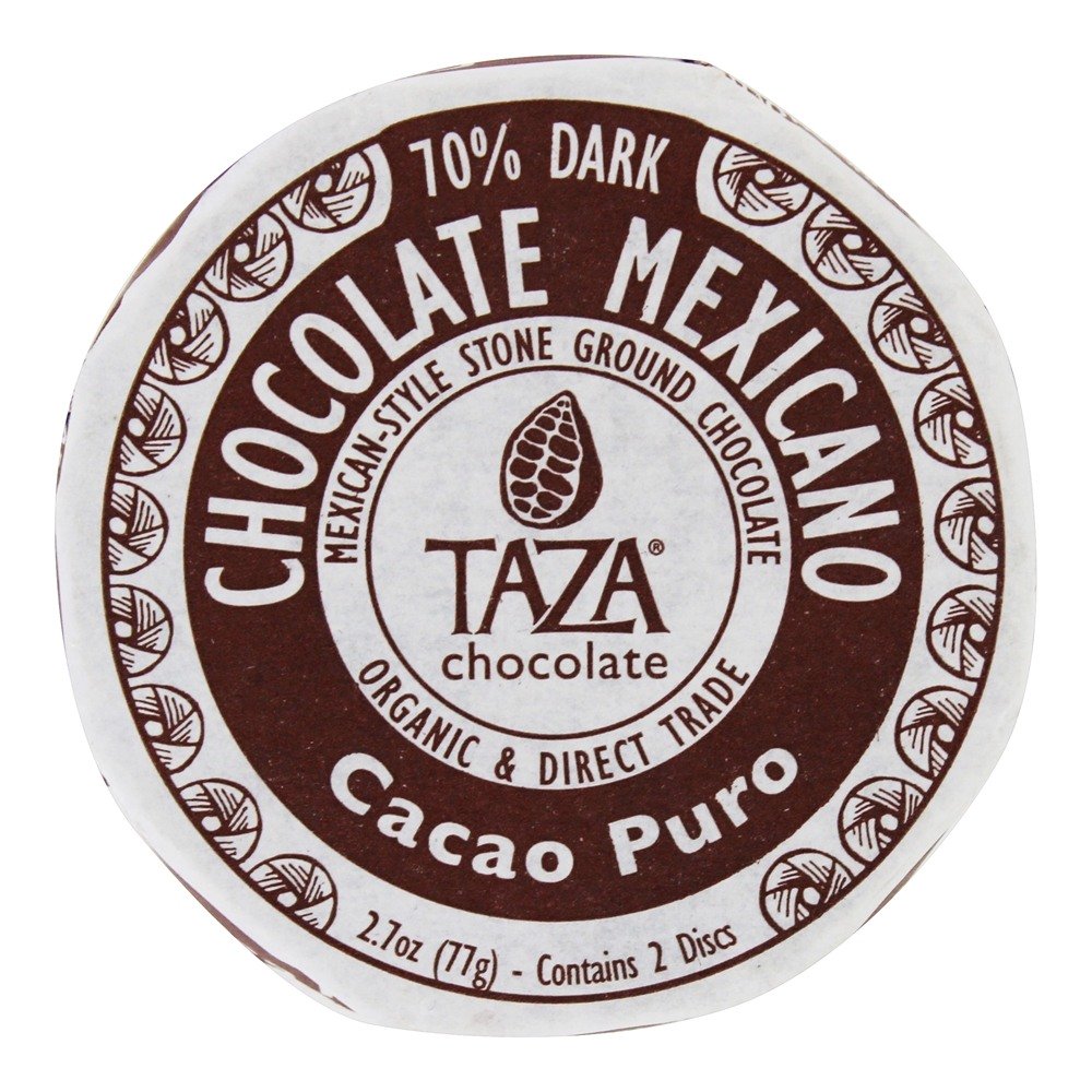 Organic 70 % Chocolate Negro Mexicano Discos Cacao Puro - 2 Disco (s) Taza Chocolate