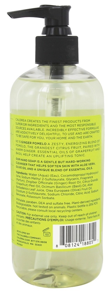 Sabonete para Mãos Ginger Pomelo - 10.8 fl. oz. Caldrea - Imagem 2