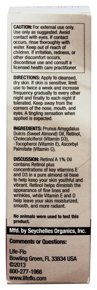 Retinol A 1% de óleo - 1 fl. oz. Life-Flo - Imagem 2