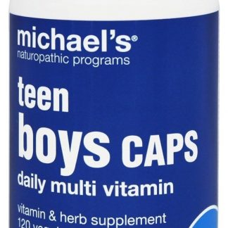 Adolescente Meninos Tampas Diário Múltiplas Vitamina - Cápsulas vegetarianas 120 Michael's Naturopathic Programs