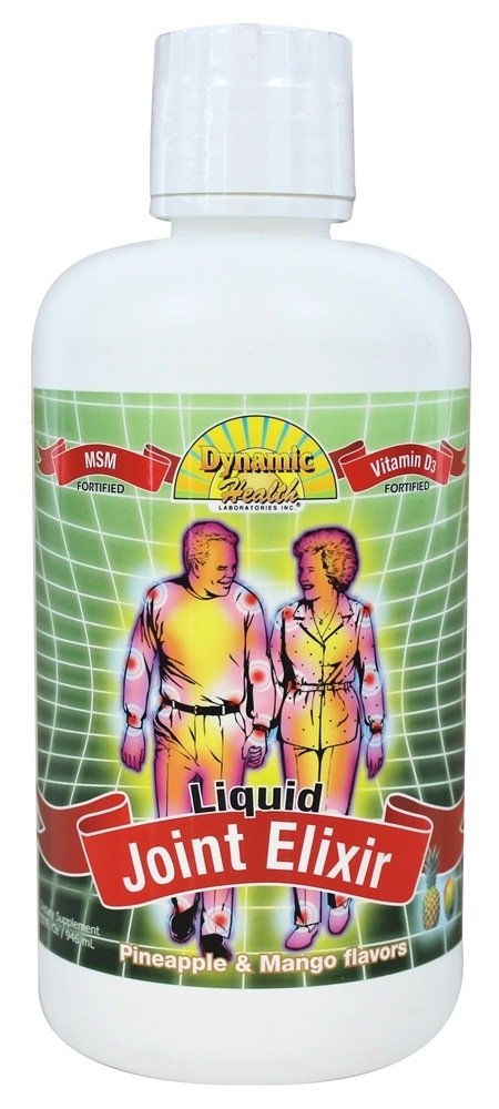 Líquido Articulação Elixir Ananás e Manga Sabor - 32 fl. oz. Dynamic Health