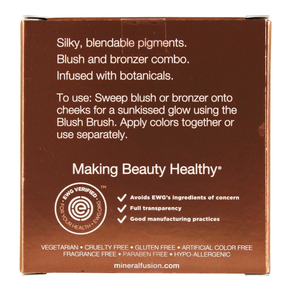 Blonzer Blush e Bronzer Duo - 0.29 oz. Mineral Fusion - Imagem 4