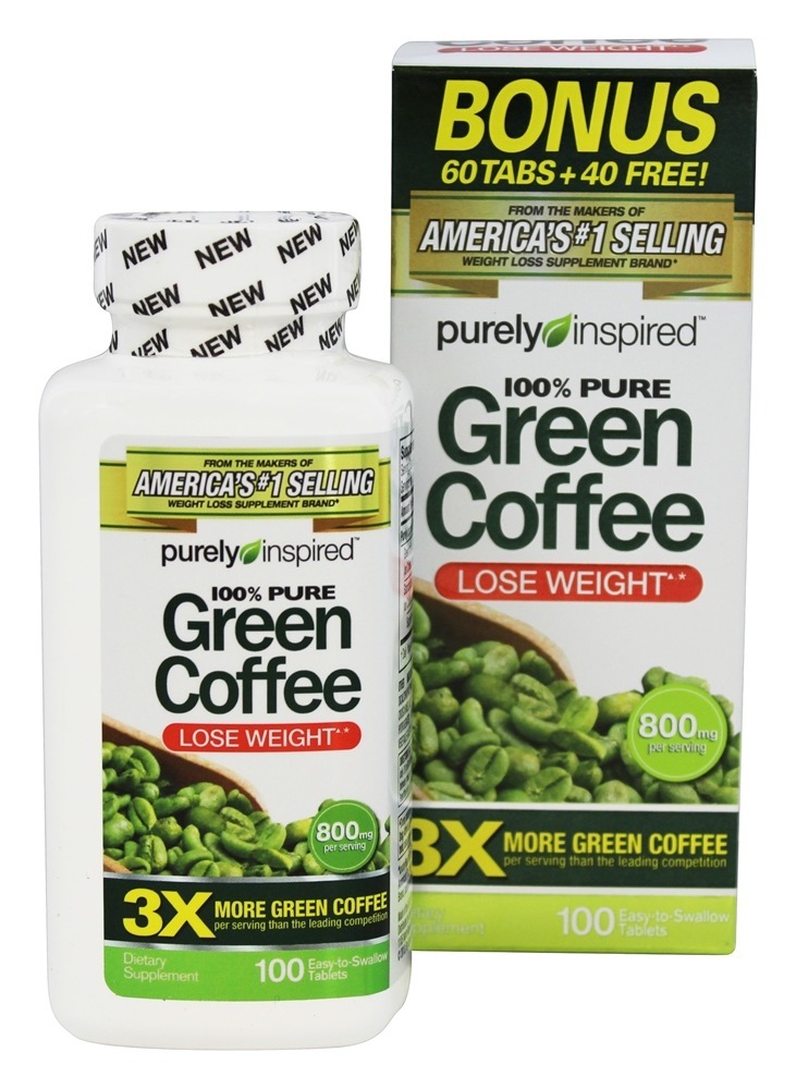 100 % Pure Tamanho do bônus de café verde - 100 Tablet (s) Purely Inspired