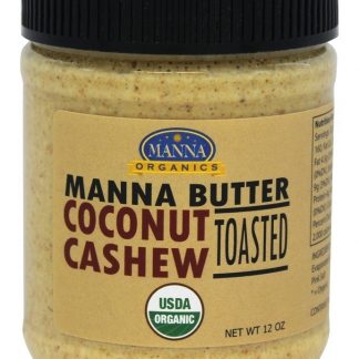 Manteiga De Manna Caju De Coco Torrado - 12 oz. Manna Organics