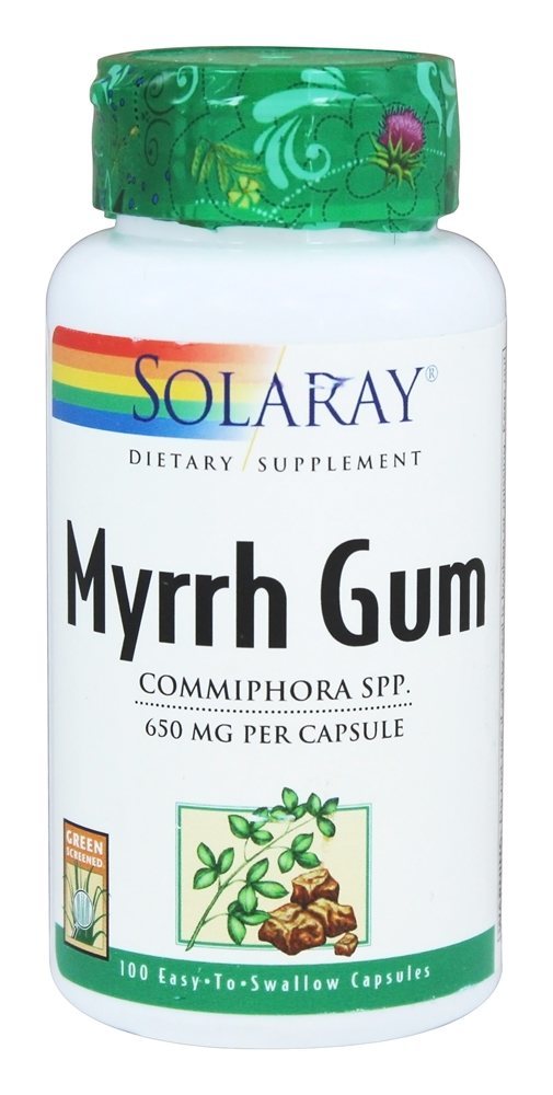 Mirra Gum 650 mg. - Cápsulas 100 Solaray