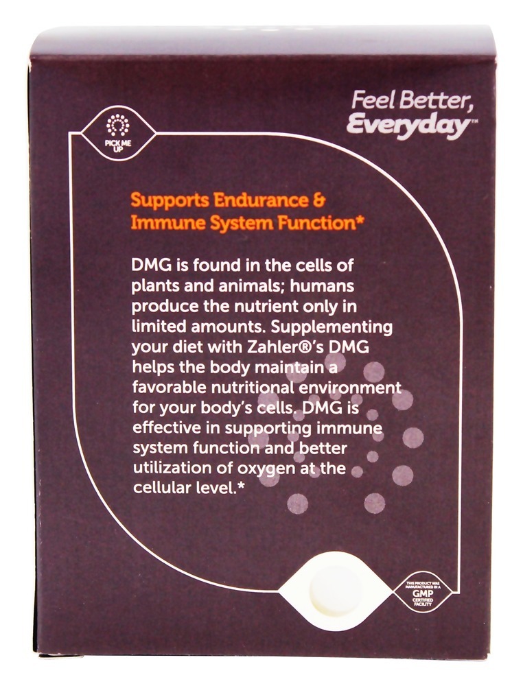 DMG 500 mg. - 90 comprimidos mastigáveis Zahler - Imagem 3