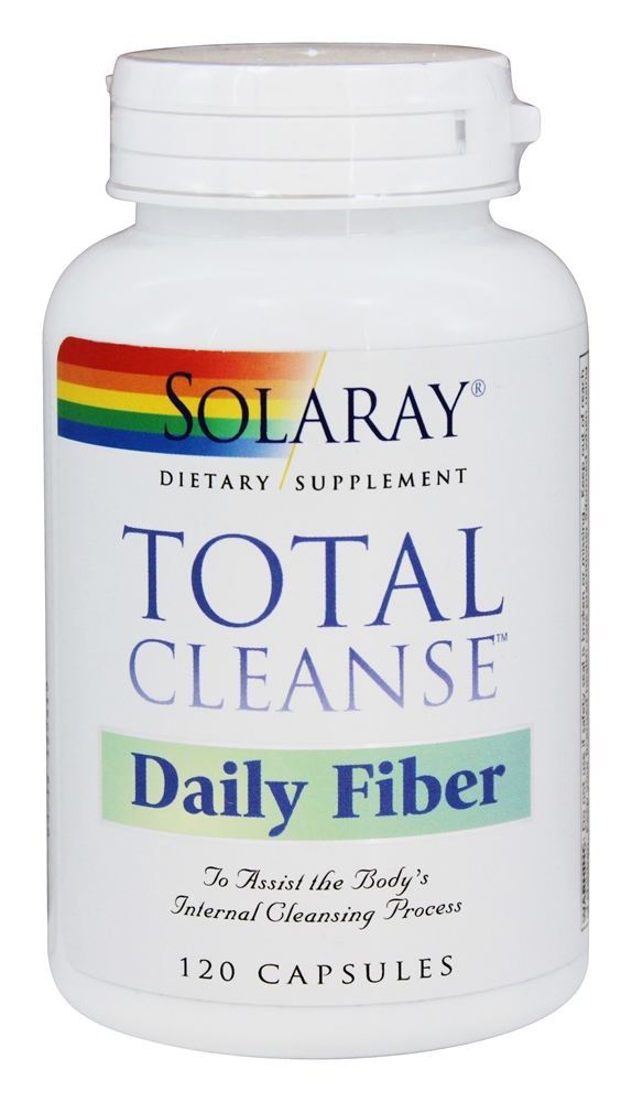 Total Limpar Diário Fibra - Cápsulas 120 Solaray
