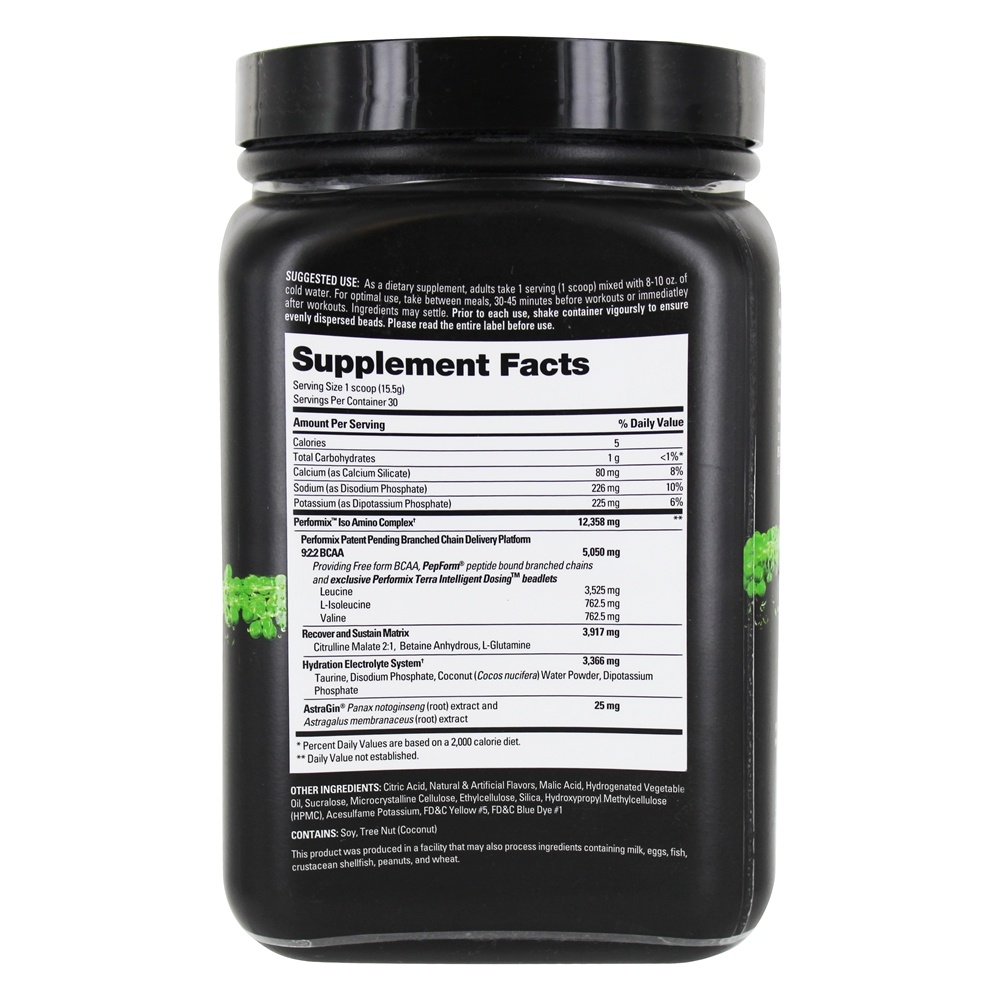 ISO 9:2:2 BCAA Multi-Fase Sabor Blue Razz Ice - 16.4 oz. Performix - Imagem 2