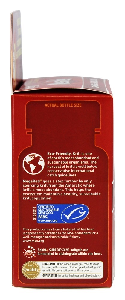 MegaRed Omega - 3 Óleo de Krill 300 mg. - 30 Softgels Schiff - Imagem 4