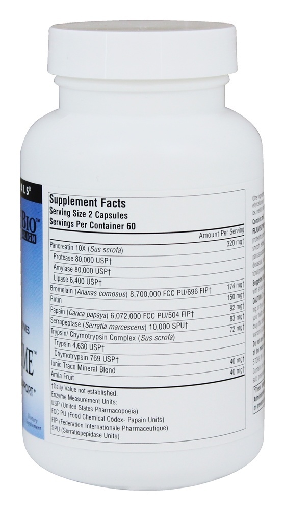 RejuvenZyme - Cápsulas 120 Source Naturals - Imagem 2