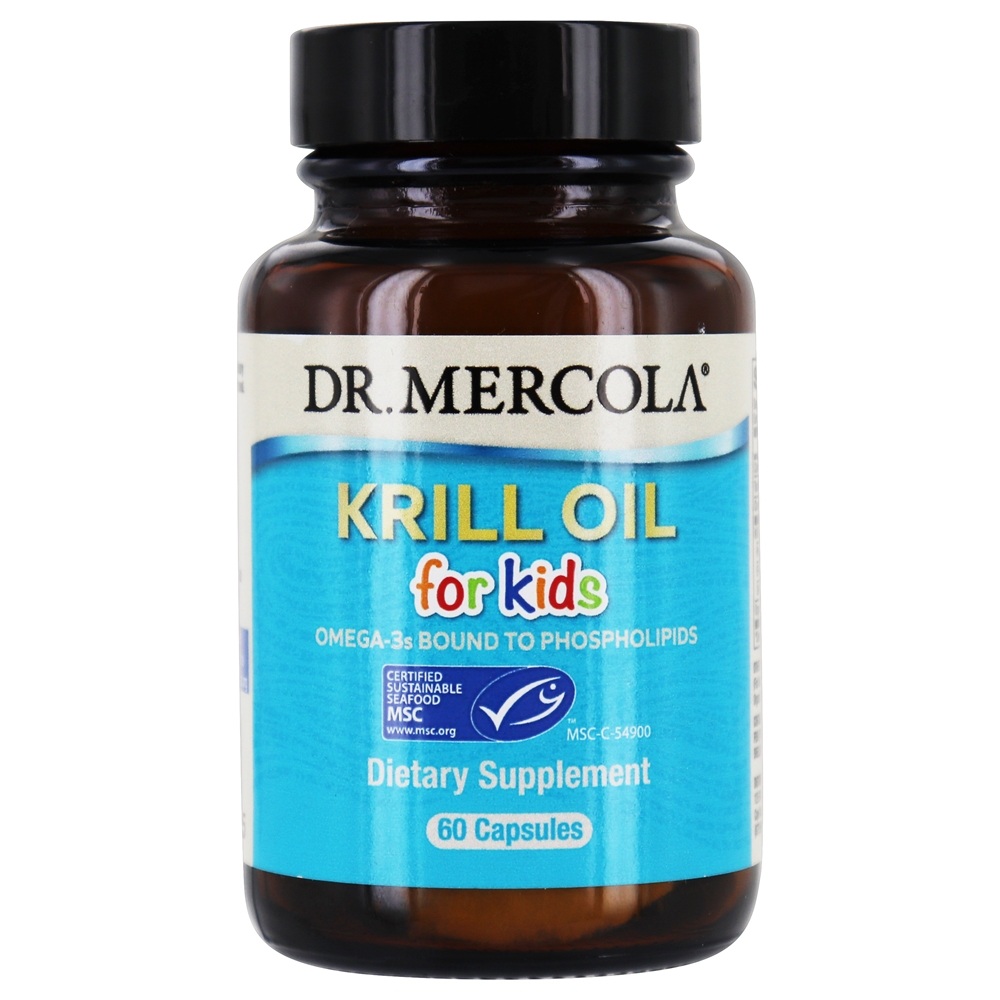 Óleo de Krill para crianças - Cápsulas 60 Dr. Mercola