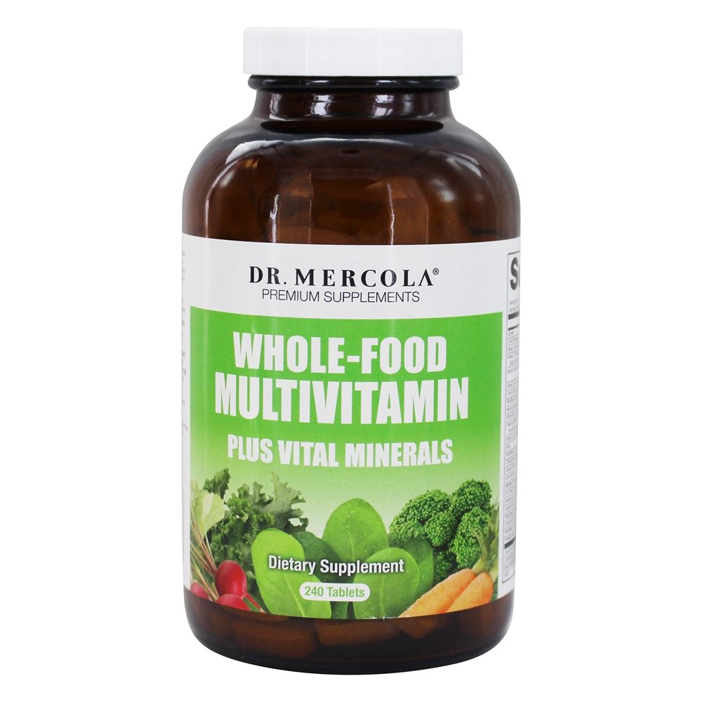 Multivitamínico de Alimentos Integrais Com Minerais Essenciais - 240 Tablets Dr. Mercola