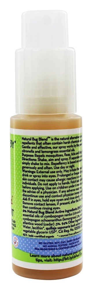Spray repelente de mistura de bugs naturais - 2 fl. oz. California Ba - Imagem 2