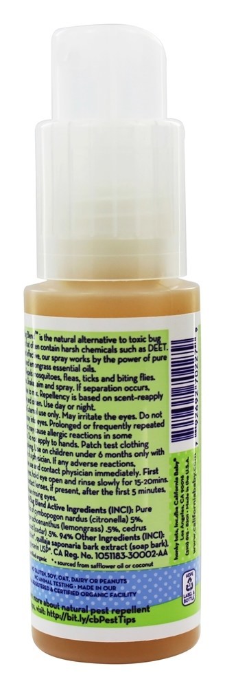 Spray repelente de mistura de bugs naturais - 2 fl. oz. California Ba - Imagem 3