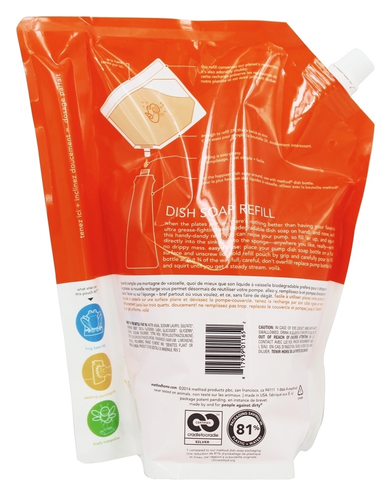Saboneteira Recarga de Clementina - 36 oz. Method - Imagem 2