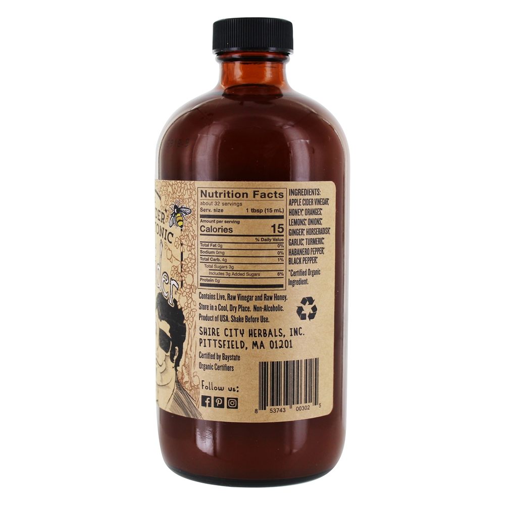 Tônico Original de Vinagre de Maçã - 16 fl. oz. Fire Cider - Imagem 2