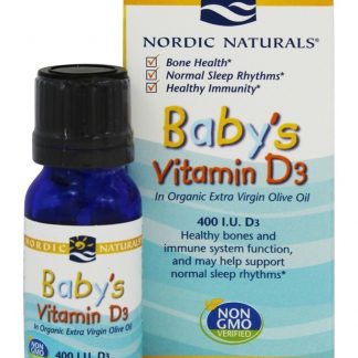 Vitamina D3 Para Bebês 400 UI - 0.37 fl. oz. Nordic Naturals