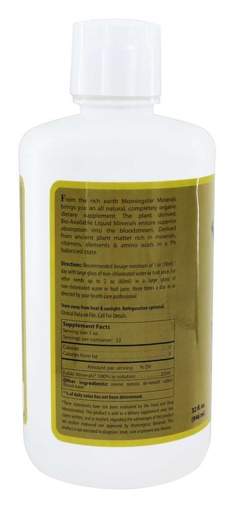 Energy Boost 70 Minerais Fúlvicos - 32 fl. oz. Morning Star Minerals - Imagem 2