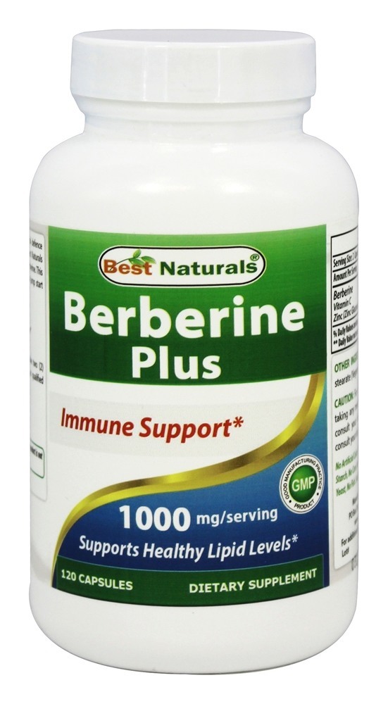 Berberina Plus 1000 mg. - Cápsulas 120 Best Naturals