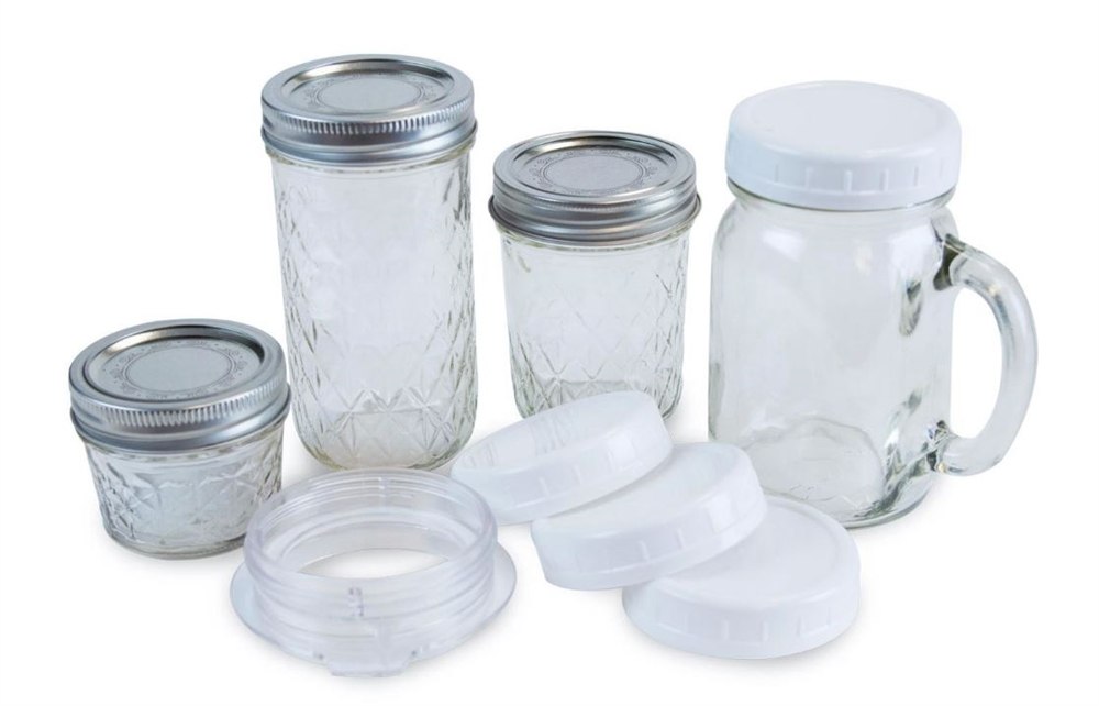 Kit de atualização para liquidificador pessoal Mason Jar PB087N TriBest