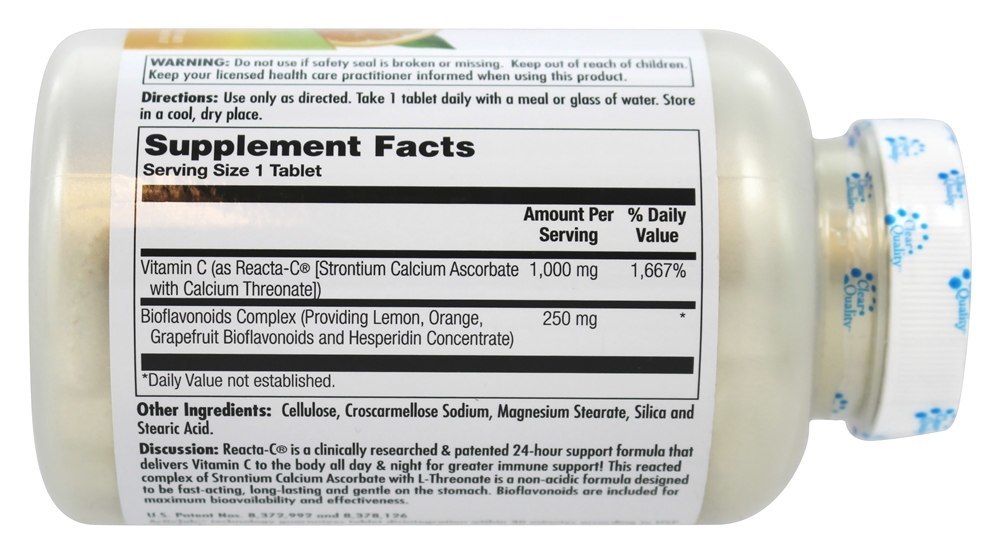 Complexo de Bioflavonóides da Reacta-C 1000 mg. - 120 Tablets Kal - Imagem 2