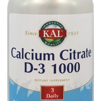 Citrato de Cálcio D3 1000 mg. - 180 Tablets Kal