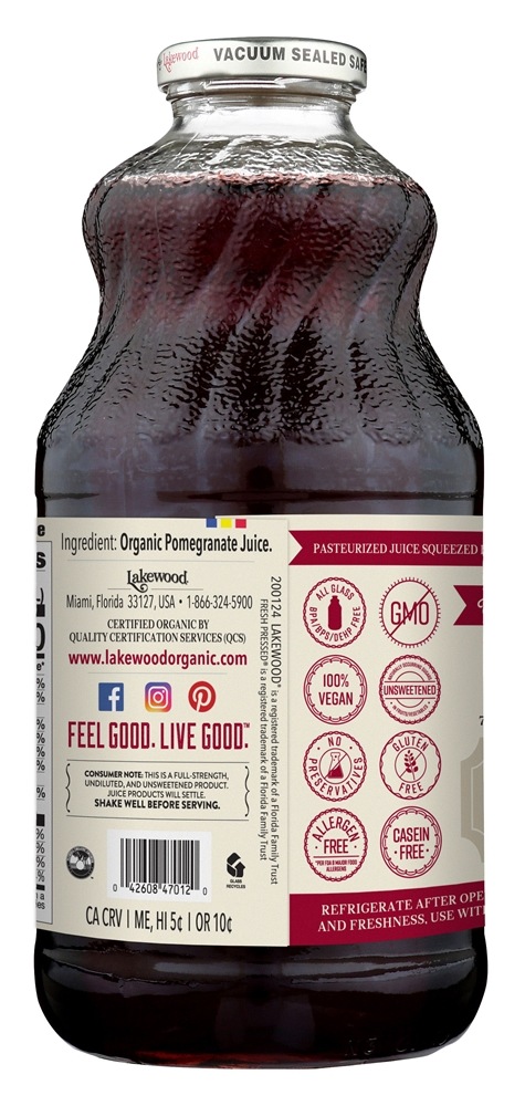 Pure Orgânica Pure Suco de frutas Pure fresco - 32 fl. oz. Lakewood - Imagem 3