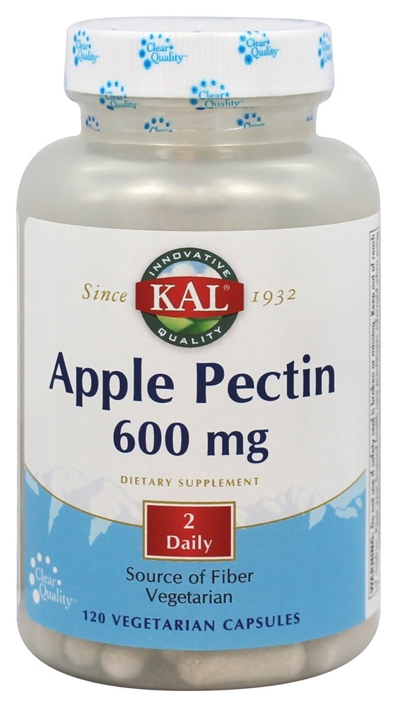 Pectina da Apple 600 mg. - Cápsulas vegetarianas 120 Kal