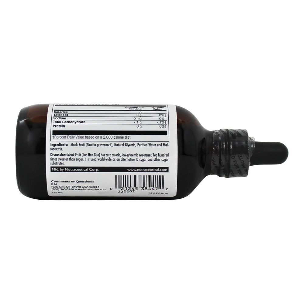 Monk Fruit (Luo Han) Extrato de Suco de Frutas - 3.4 fl. oz. Kal - Imagem 3