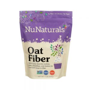 Pó de fibra de aveia - 1 lb. NuNaturals