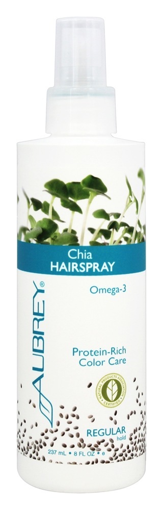 Chia Hairspray Regular Segurar - 8 fl. oz. Aubrey Organics