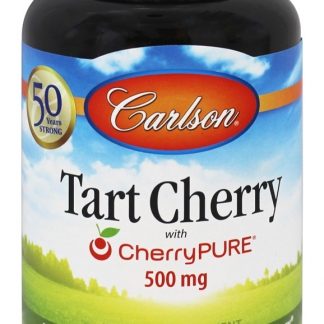 Tart Cherry com CherryPURE 500 mg. - Cápsulas vegetarianas 180 Carlson Labs