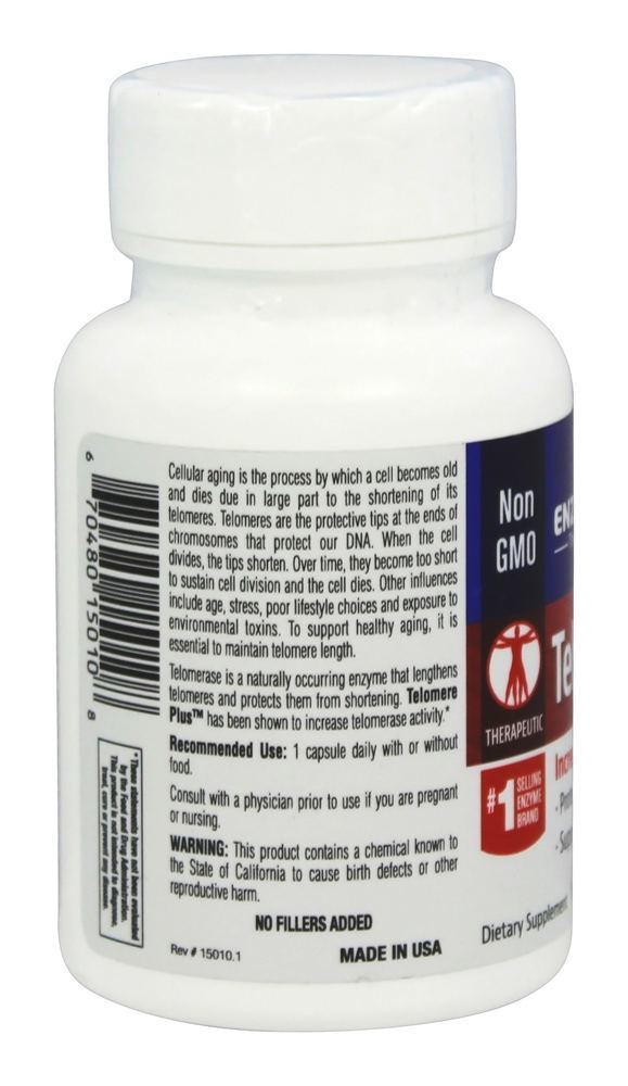 Telomere Plus - Cápsulas 30 Enzymedica - Imagem 3