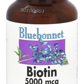 Biotina 5000 mcg. - Cápsulas vegetarianas 120 Bluebonnet Nutrition