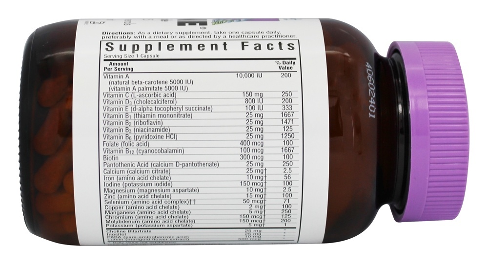 Multi One - Cápsulas vegetarianas 120 Bluebonnet Nutrition - Imagem 2