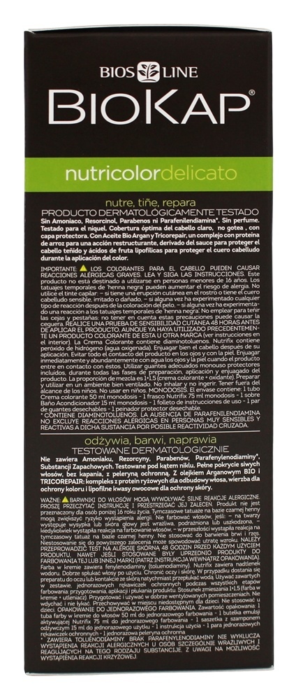 Nutricolor Delicato Tintura Permanente de Cabelo 5.05 Castanho Castanho Claro - 4.67 fl. oz. BioKap - Imagem 4