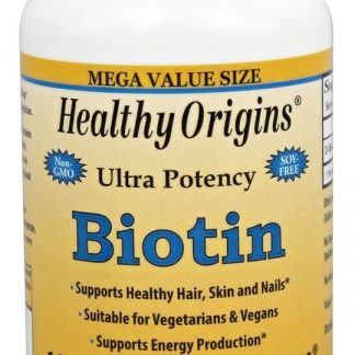 Biotina 10000 mcg. - Cápsulas vegetarianas 360 Healthy Origins