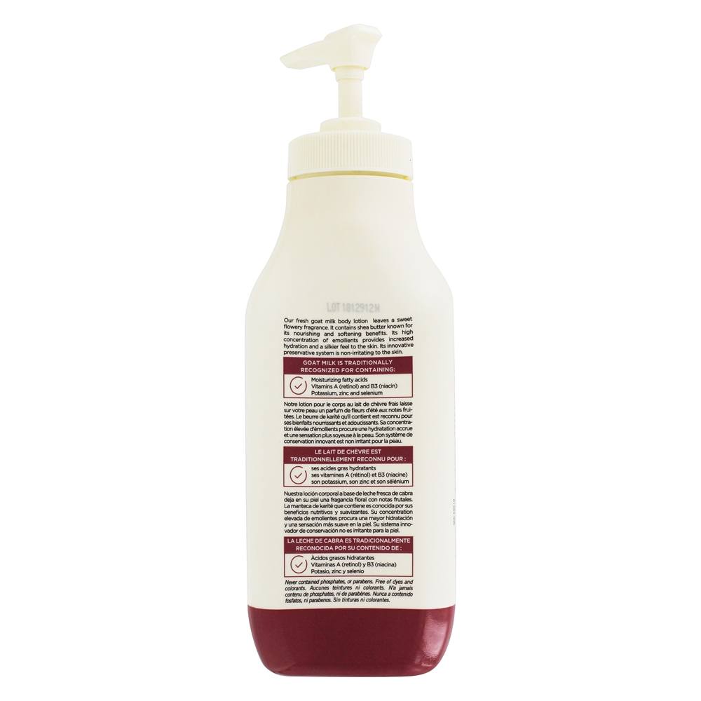 Leite de cabra cremoso natureza leite corporal manteiga de karité - 11.8 fl. oz. Canus - Imagem 3
