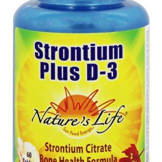 Estrôncio Plus D3 - 60 Tablets Nature's Life