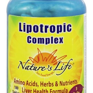 Complexo Lipotrópico - 180 Tablets Nature's Life